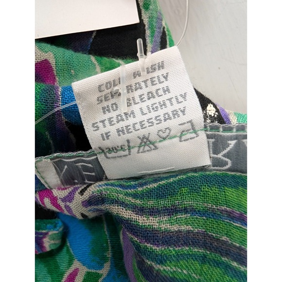 New Aura Button Down Maxi Shirt Dress Floral Pleated Cottagecore Rayon Sz XS NWT - Picture 13 of 14